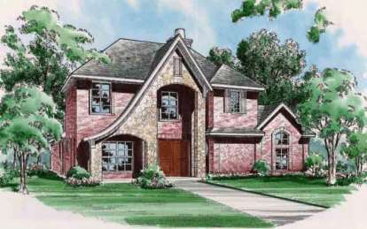 3 Bed, 3 Bath, 3129 Square Foot House Plan - #5445-00056