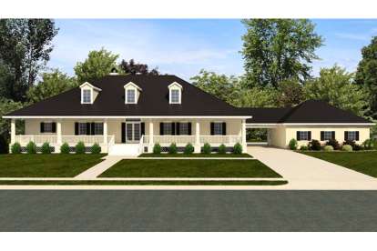 Country House Plan #5445-00062 Elevation Photo