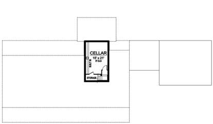 Basement Floor Plan for House Plan #5445-00062
