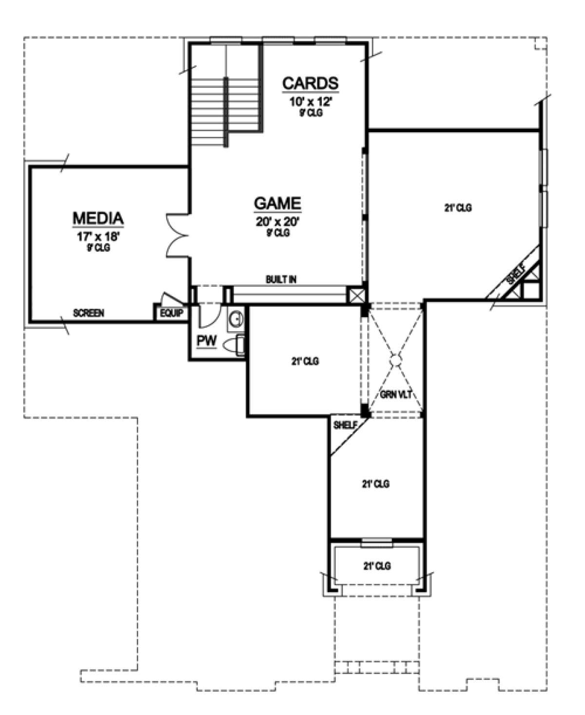 Floorplan 2 for House Plan #5445-00070