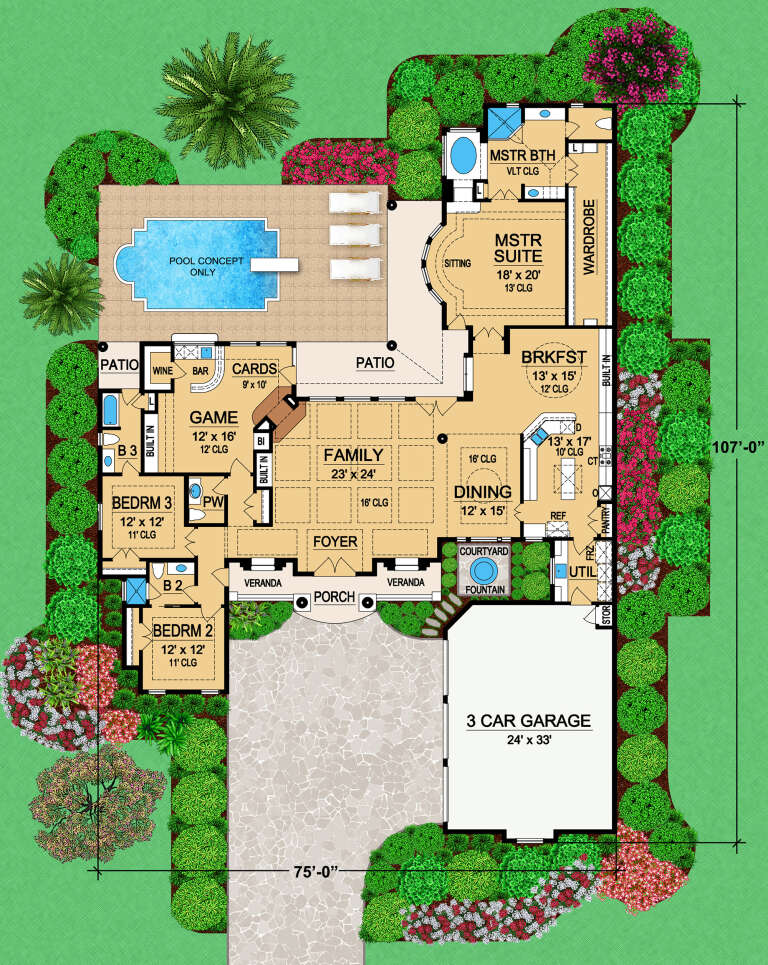House Plan House Plan #16357 Drawing 1
