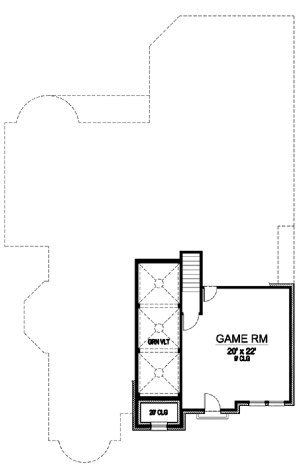 Floorplan 2 for House Plan #5445-00076