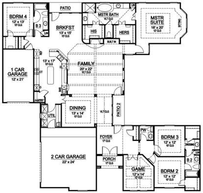 House Plan House Plan #16360 Drawing 1