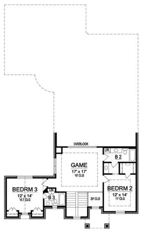 Floorplan 2 for House Plan #5445-00078