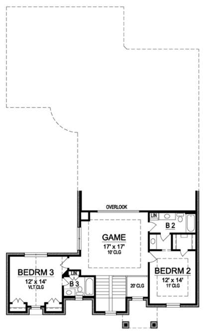 Floorplan 2 for House Plan #5445-00078