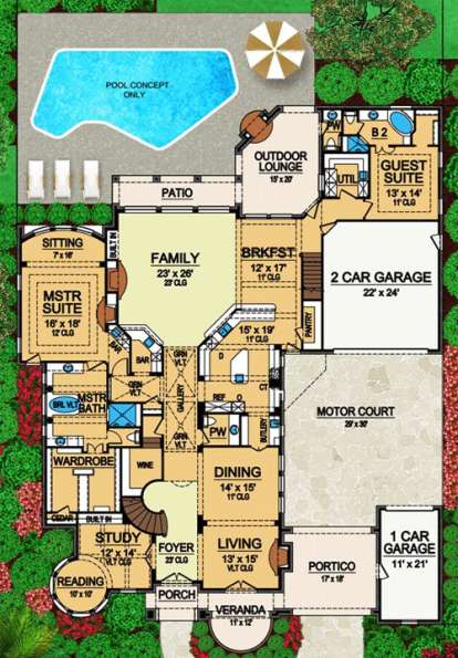 House Plan House Plan #16366 Drawing 1