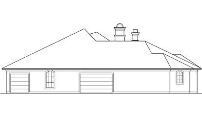 Ranch House Plan #5445-00084 Elevation Photo