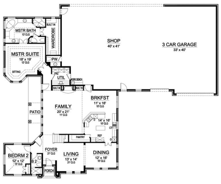 House Plan House Plan #16369 Drawing 1