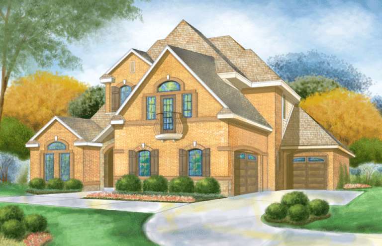 House Plan House Plan #16373 Front Rendering