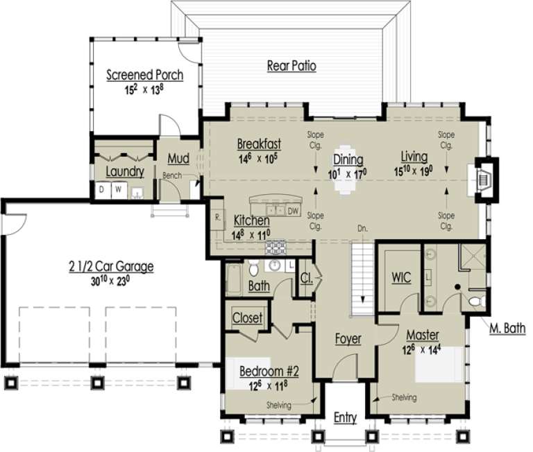 House Plan House Plan #16377 Drawing 1
