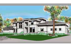 Contemporary House Plan #5445-00094 Elevation Photo