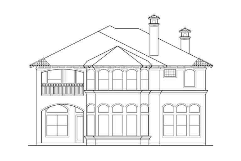 Luxury House Plan #5445-00100 Additional Photo