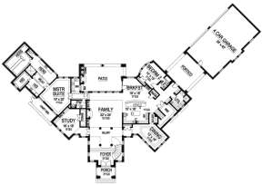 Floorplan 1 for House Plan #5445-00101