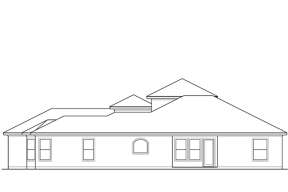 Ranch House Plan #5445-00103 Elevation Photo