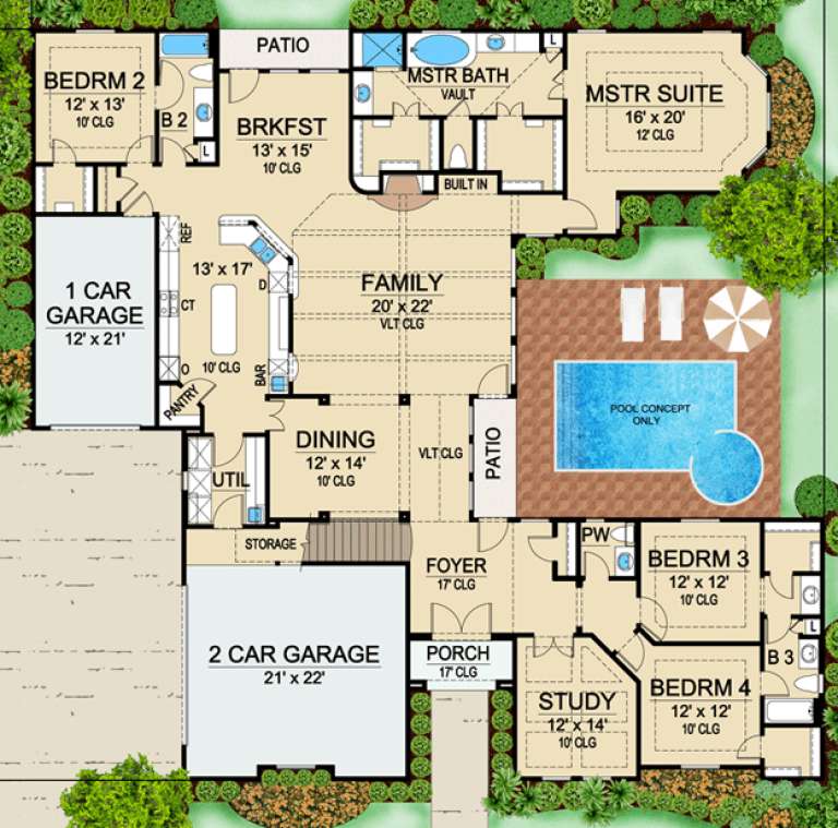House Plan House Plan #16388 Drawing 1