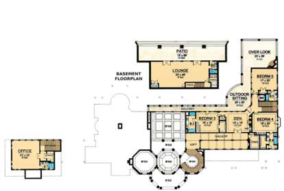 Floorplan 2 for House Plan #5445-00104