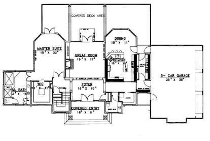 Main Floor for House Plan #039-00311