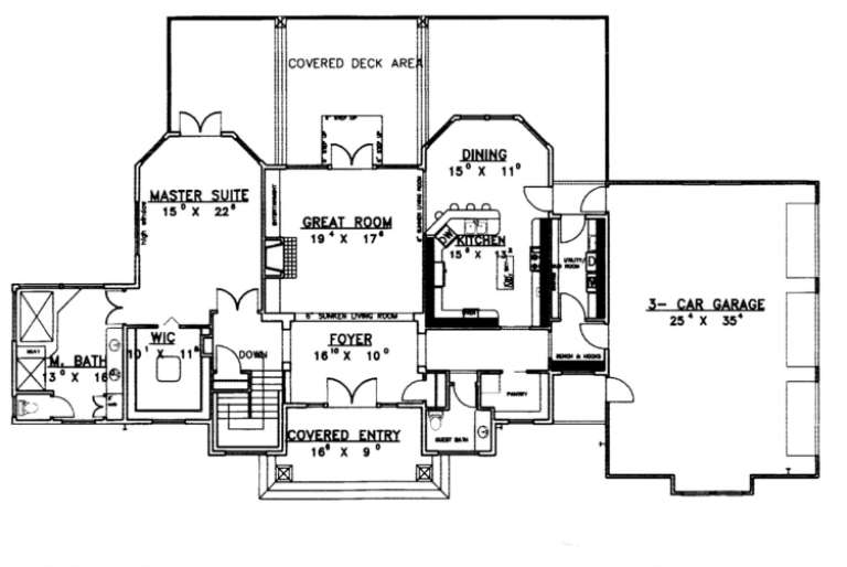 House Plan House Plan #1639 Drawing 2