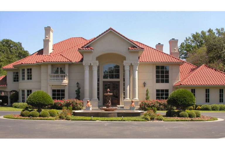 Mediterranean House Plan #5445-00105 Elevation Photo