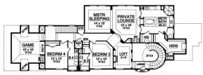 Floorplan 2 for House Plan #5445-00111