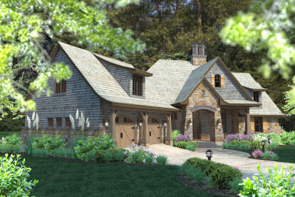 Cottage House Plan #9401-00082 Elevation Photo