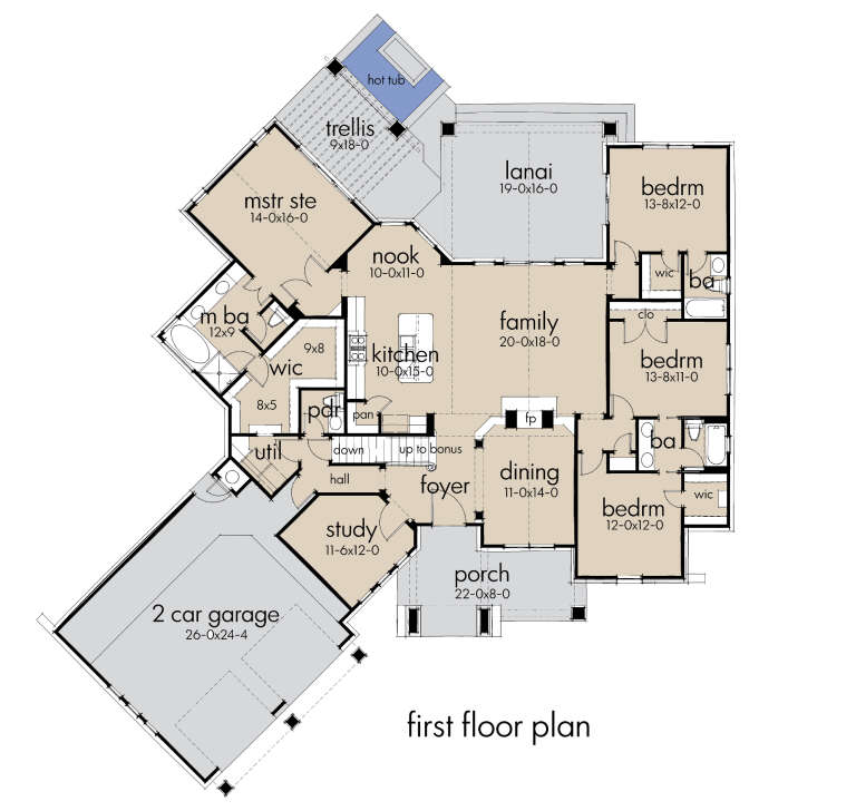 House Plan House Plan #16399 Drawing 1