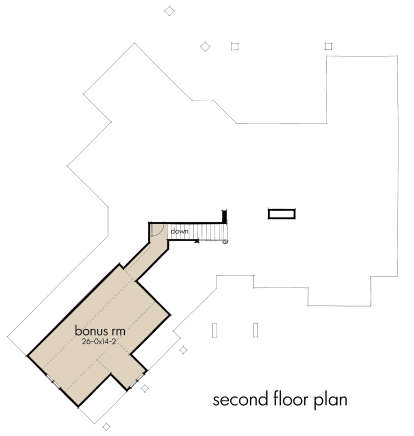 Bonus Room for House Plan #9401-00082