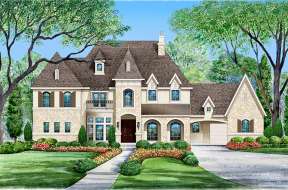 Luxury House Plan #5445-00113 Elevation Photo