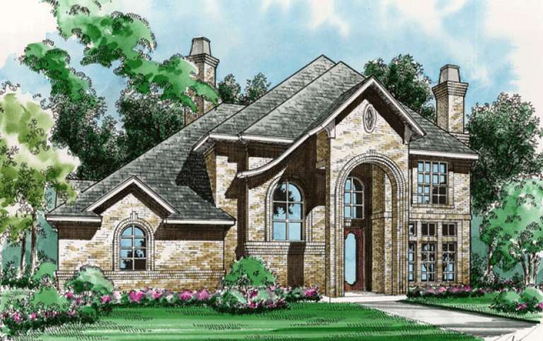 House Plan House Plan #16401 Front Elevation