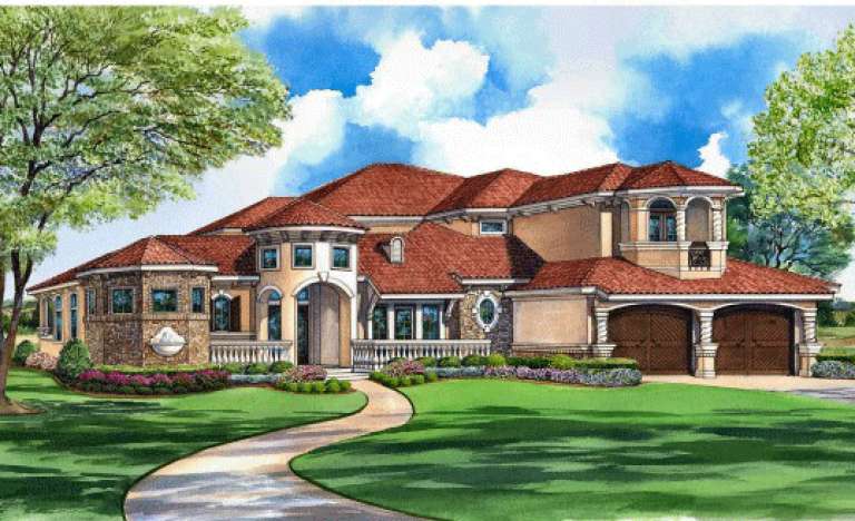 House Plan House Plan #16403 Front Elevation