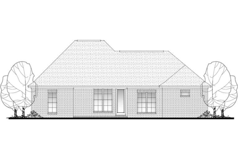 Country House Plan #041-00086 Elevation Photo