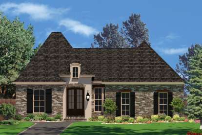 European House Plan #041-00087 Elevation Photo