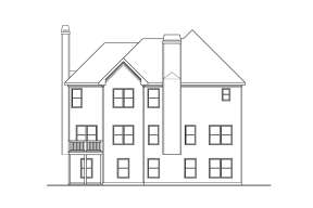 Craftsman House Plan #009-00209 Elevation Photo