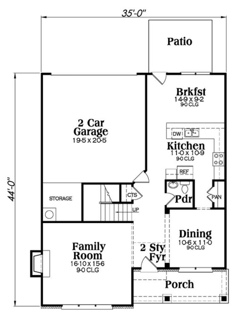 House Plan House Plan #16409 Drawing 1