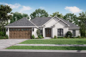 Country House Plan #041-00088 Elevation Photo