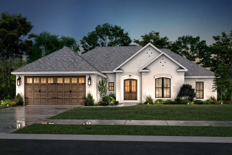 Country House Plan #041-00088 Elevation Photo