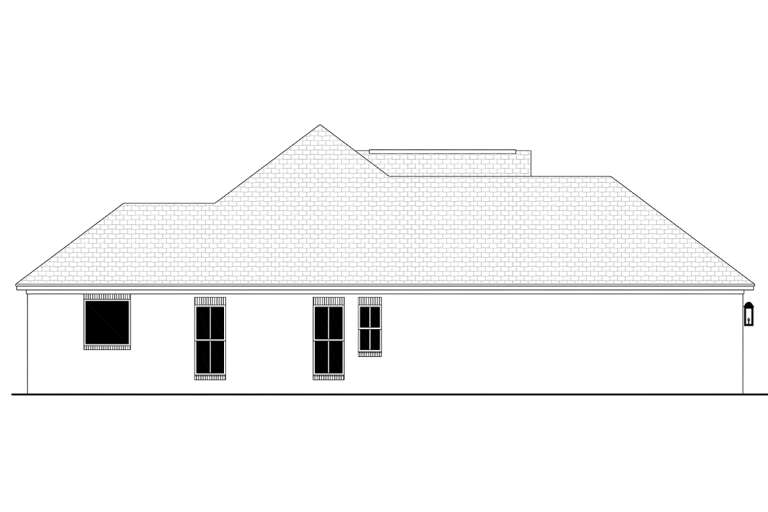Country House Plan #041-00088 Elevation Photo