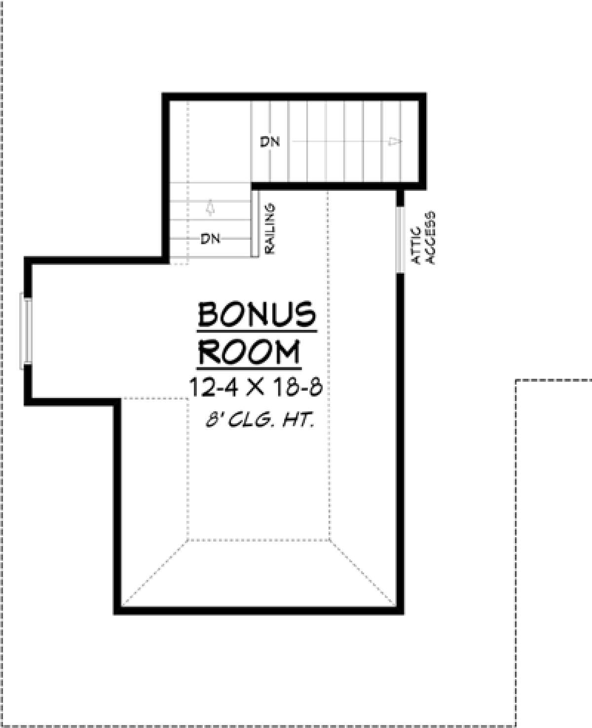 Bonus Room for House Plan #041-00089