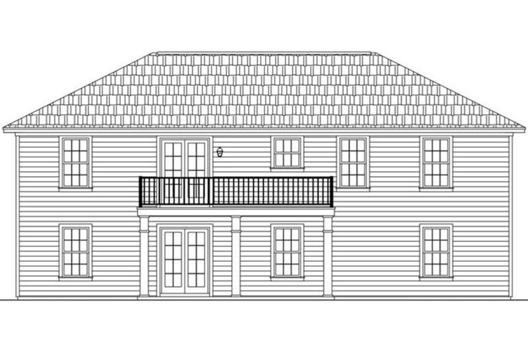 Country House Plan #348-00222 Elevation Photo