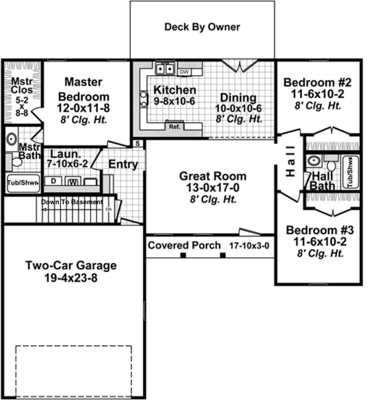 Main Floor for House Plan #348-00222