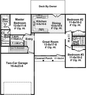 Main Floor for House Plan #348-00222