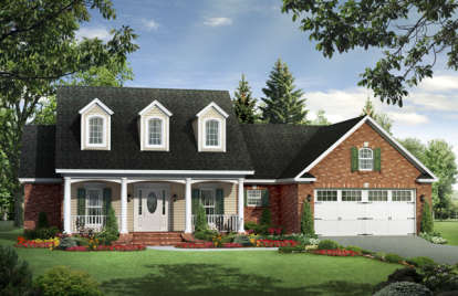 3 Bed, 2 Bath, 1717 Square Foot House Plan - #348-00223