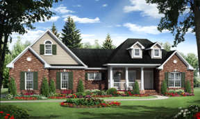 Country House Plan #348-00224 Elevation Photo