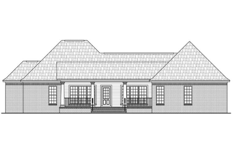 Country House Plan #348-00224 Elevation Photo