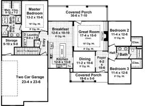 Main Floor for House Plan #348-00224