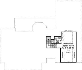 Bonus Room for House Plan #348-00225