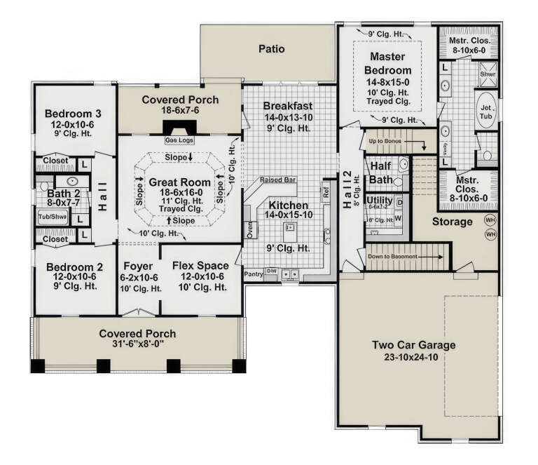 House Plan House Plan #16416 Drawing 1