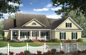 Ranch House Plan #348-00227 Elevation Photo