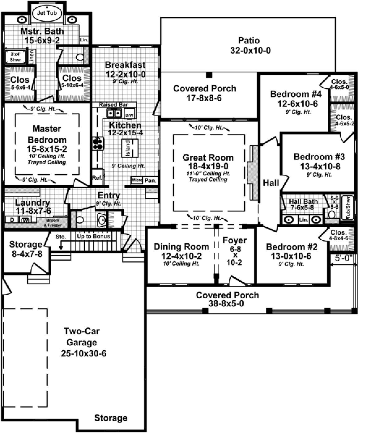 Main Floor for House Plan #348-00229