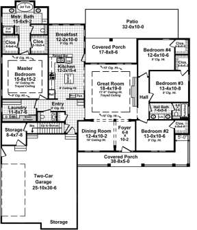 Main Floor for House Plan #348-00229